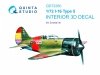 Quinta Studio QD72260 I-16 Type 5 3D-Printed & coloured Interior on decal paper (Zvezda) 1/72